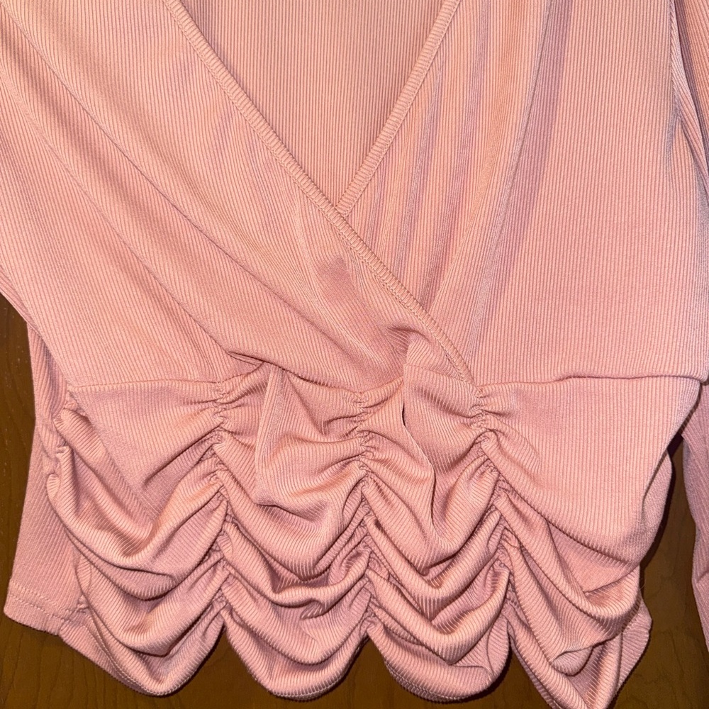 Pink Ruched Top - Picture 2 of 4